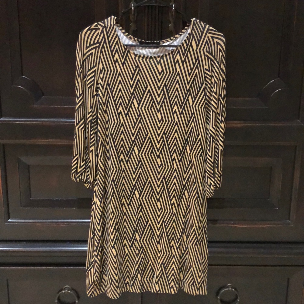 Geometric Hourglass Lilly Dress
